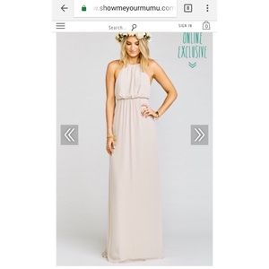 Show me your Mumu Amanda bridesmaids dress